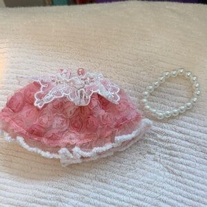 NWOT labubu dress and necklace